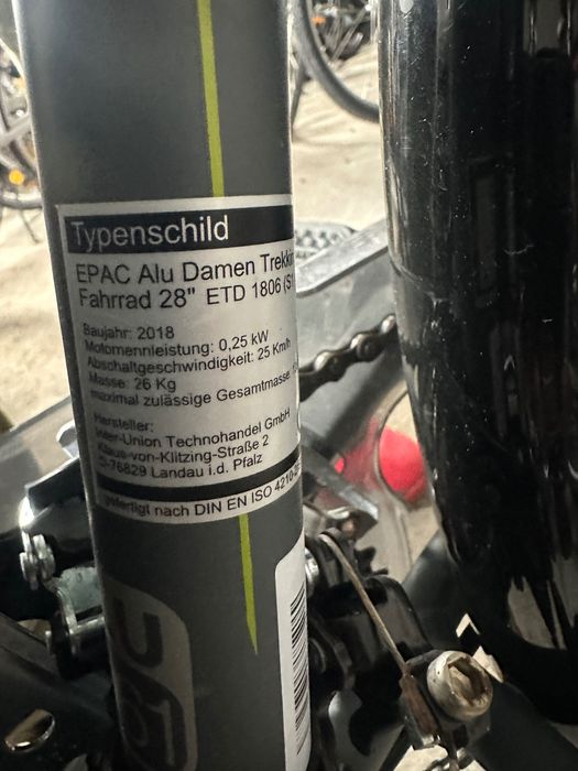 Bicicletă electrică Fisher stare impecabilă import Germania