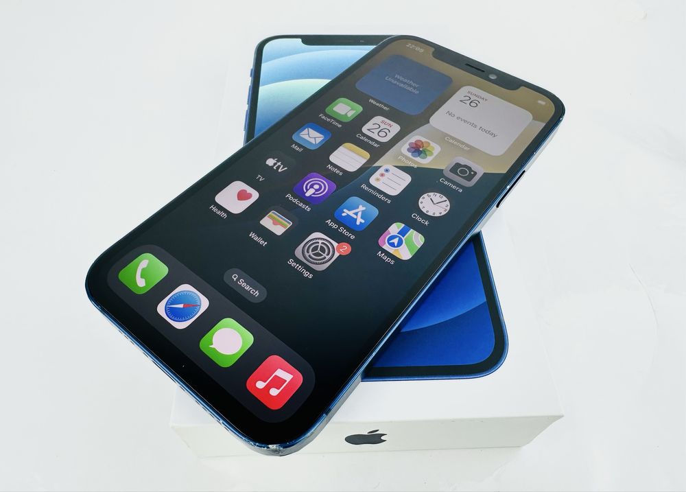 Apple iPhone 12 128GB Blue 91% Батерия! Гаранция!