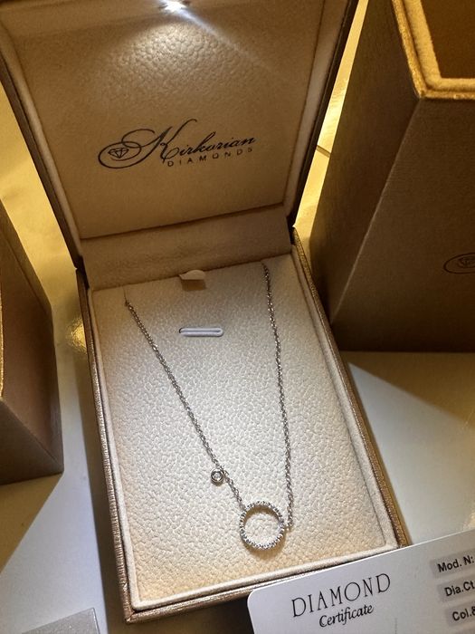 Обеци и колие с диаманти Kirkorian Diamonds