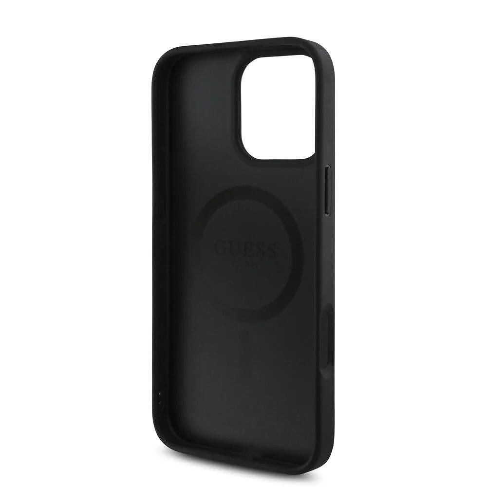 Guess hardcase 4g classic magsafe за iphone 16 pro – черен