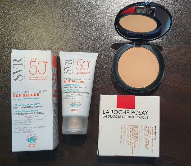 La Roche-Posay Минерална компактна пудра / SVR Sun Secure Ecran Слънце