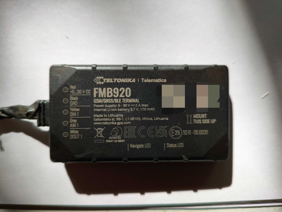 Продам GPS трекер с блокировкой двигателя