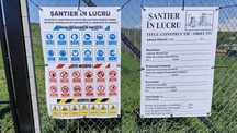 Panouri și bannere pentru construcții - 60x90cm - 50 lei