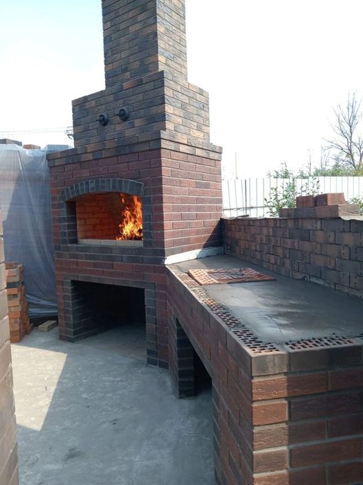 Летние кухня. Барбекю тупламлари. Мангал. Турецкий тандир.