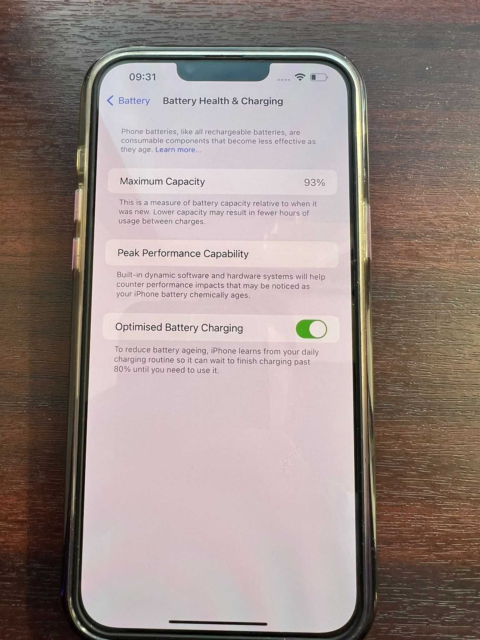 iPhone 13 Pro Max GOLD 128 GB, Battery Health 93% , Neverlocked