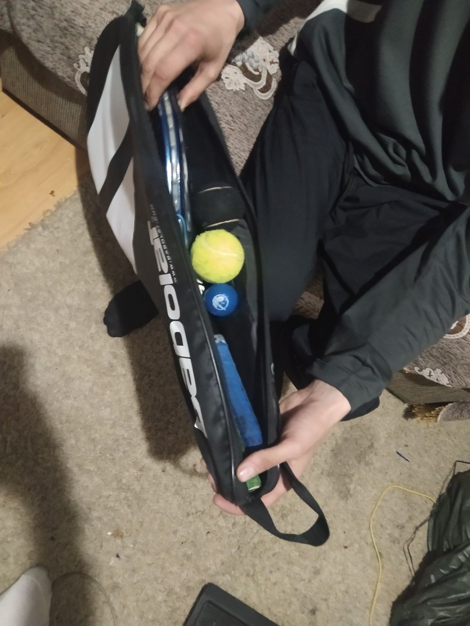 2 ракетки с чехлом для большего тенниса