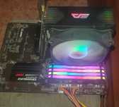 Комплект процессор Ryzen 3600Х, Материнская плата B450, Кулер