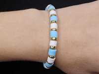 Bratara "Blue Hope" - Hand made - Cute Bracelets by Emma