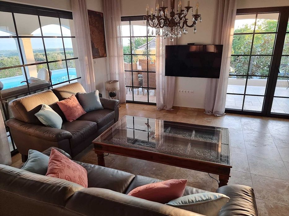 Дивани от естествена кожа двойка и тройка