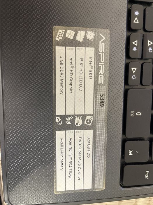 Лаптоп Acer + зарядно