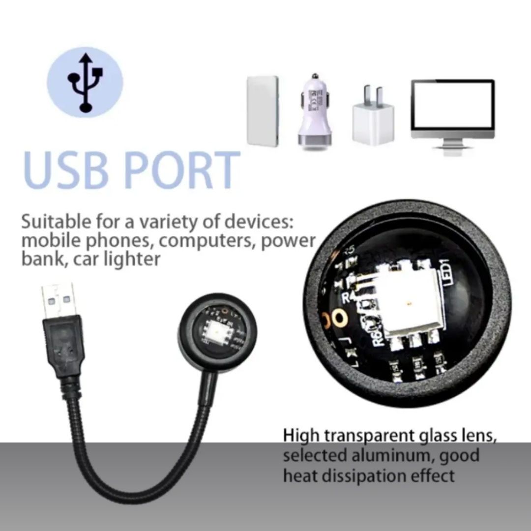 Романтическая USB лампа для заката, настенное освещение для спальни,