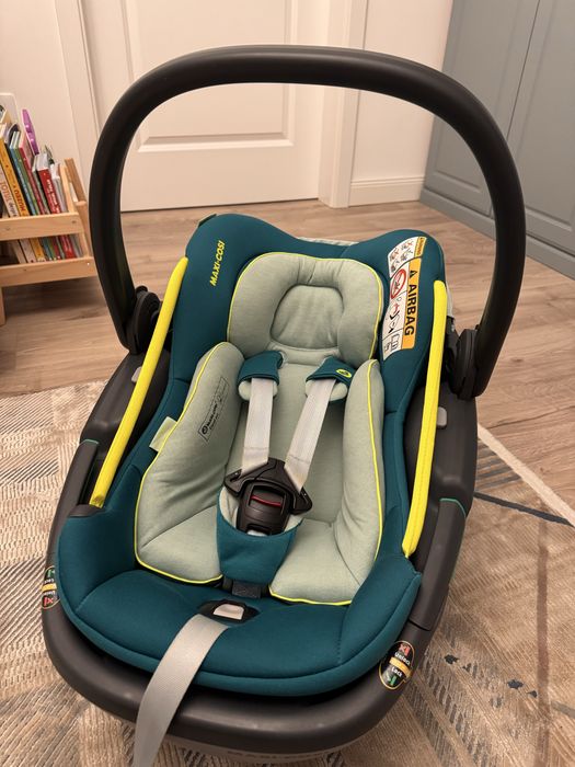 Maxi Cosi CORAL I-SIZE - Scoică auto modulară (0-12 KG) NEON GREEN
