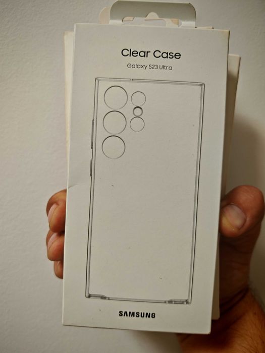Husa originala Samsung S23 ULTRA noua transparenta