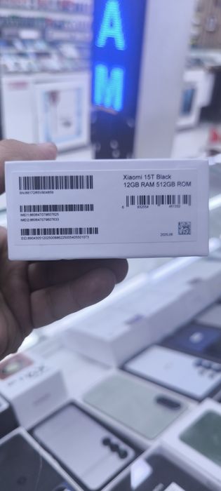 xiaomi 15T  12/512 Black yangi