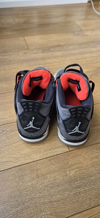 Men's Jordan 4 Retro Infrared Dark Grey/Infrared 23-Black (DH6927 061)