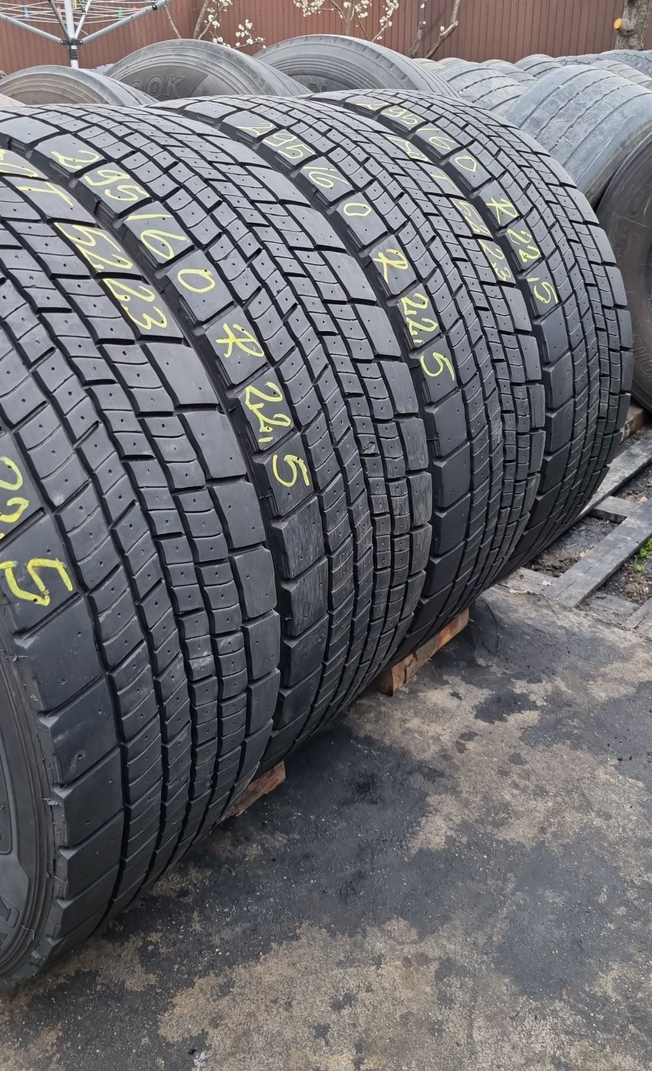 4 Anvelope Michelin 295/60 R22.5 (Camion Tractiune) DOT 5223.