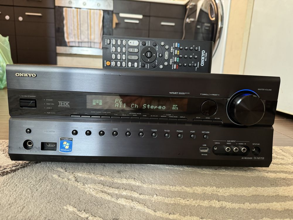 Onkyo TX-NR708 мощен и качествен ресивър