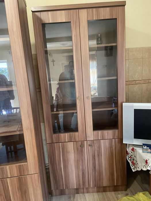 Bibliotecă și canapea extensibilă