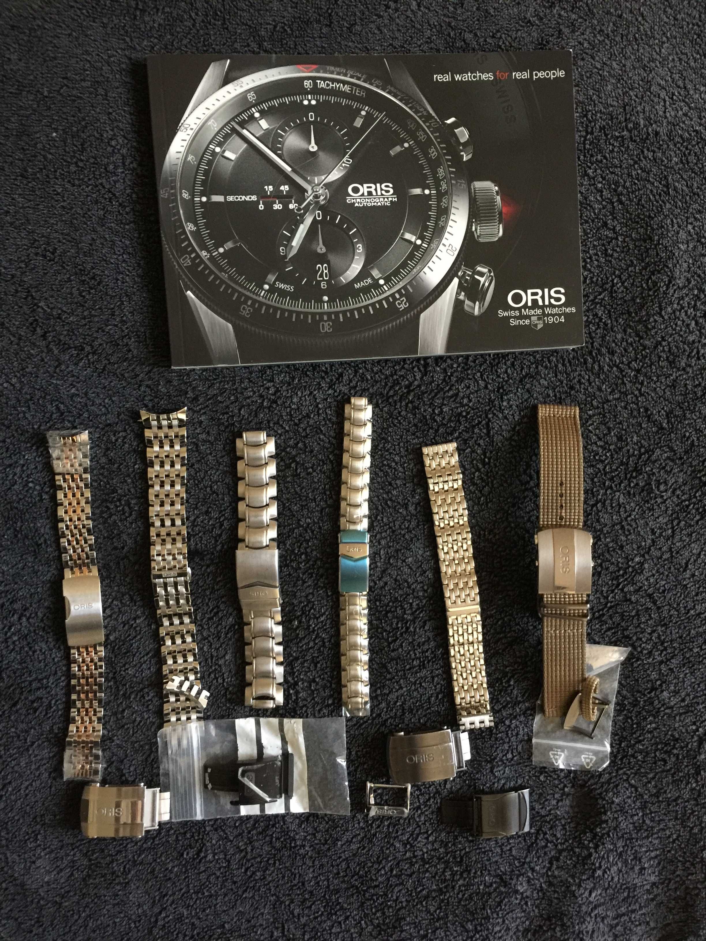 Продам лот из частей для часов Oris (браслет, корпус, стекло и т.д.)