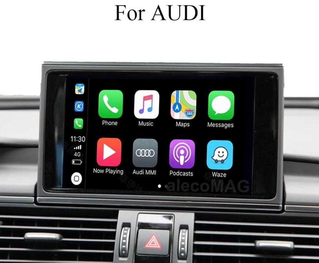 Interfata CARPLAY Android Auto Wireless Audi A6,A7,A8,A4,A5,Q5,Q7