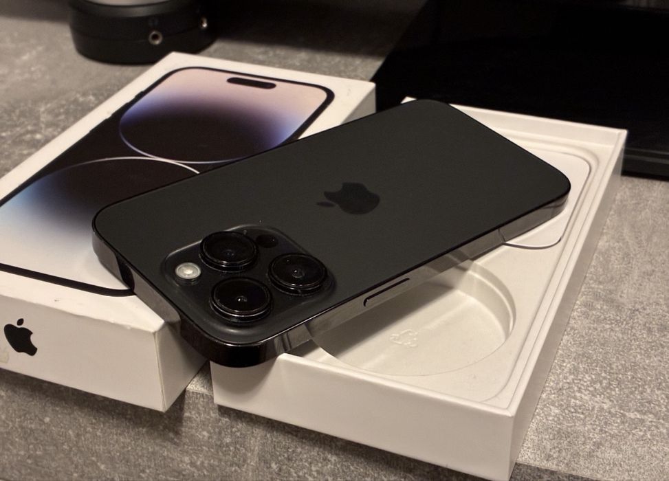 Iphone 14 Pro Black 100% Bateria Originala FullBox