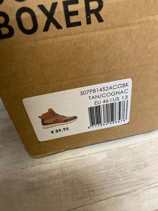 Pantofi casual înalți piele, măsura 46