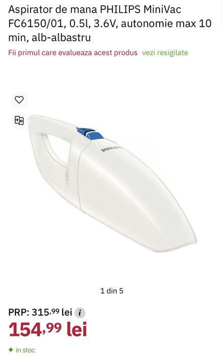 Aspirator mana Philips