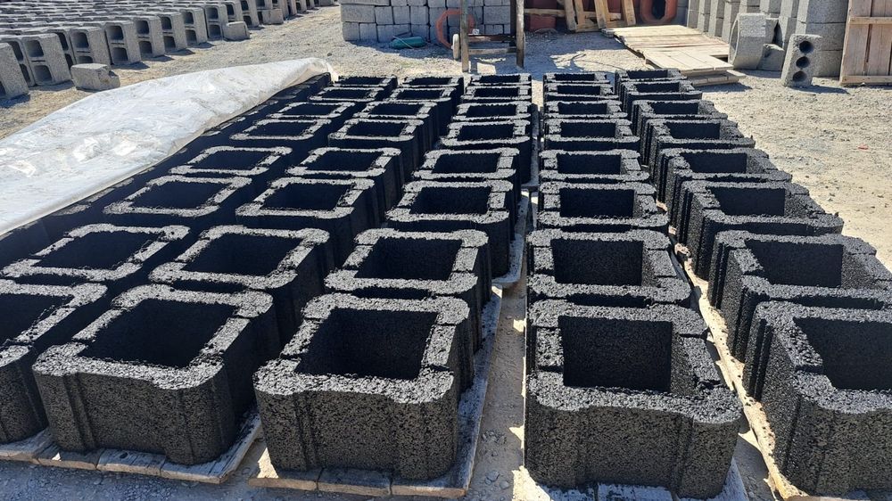 Шлакаблок Пескаблок заборный рванный все виды шлакаблока пескаблокка