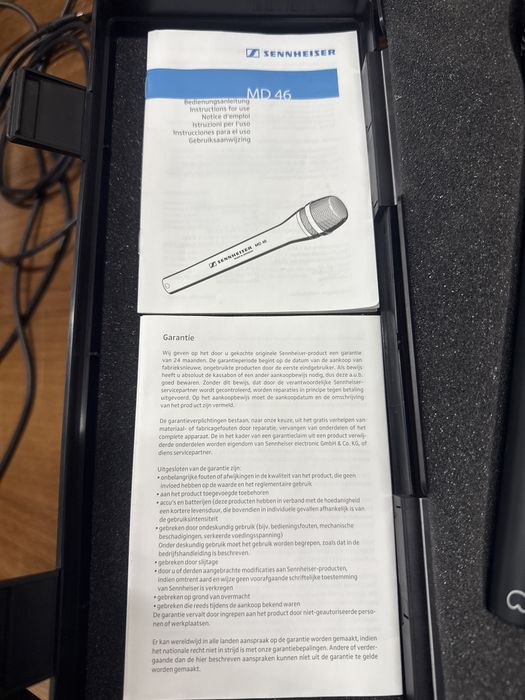 Mikrafon sennheiser md46. Top toza. Ishlatilmagan.