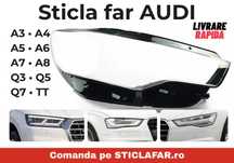 Sticla far Audi A3 / A4 / A5 / A6 / A7  / A8 /  Q3 / Q5 / TT