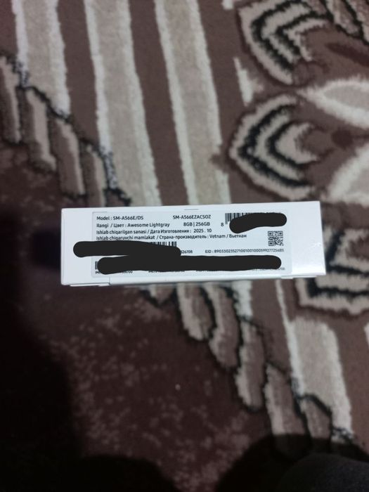 Samsung A56 5G 1 yil garantiya