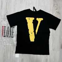 Tricou Vlone L Negru - Galben Smiley