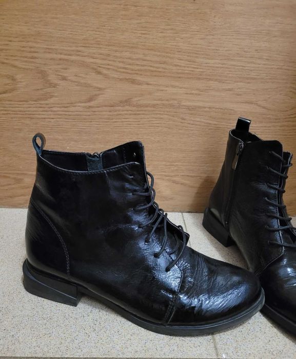 Дамски боти, естествена кожа