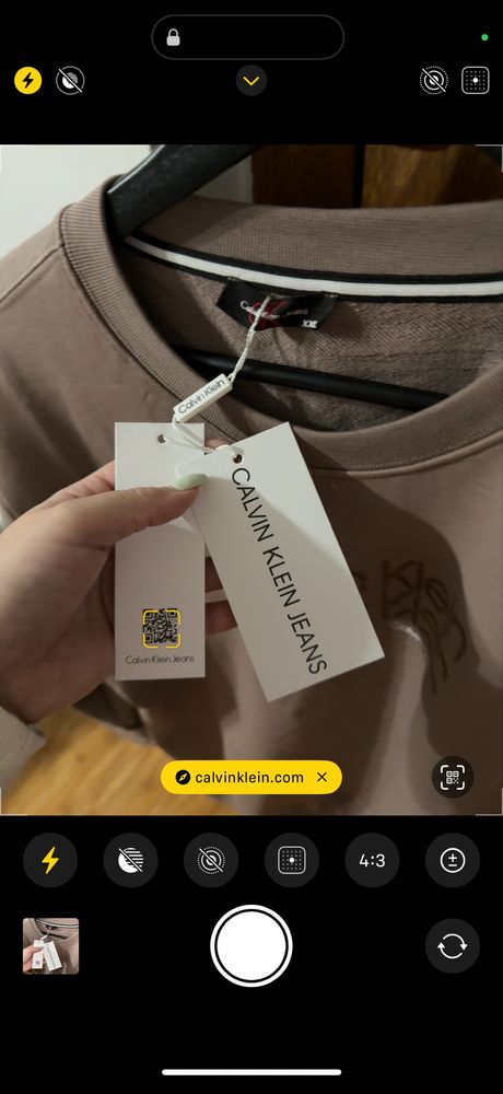 Bluze DSQ2 Off White Calvin Klein