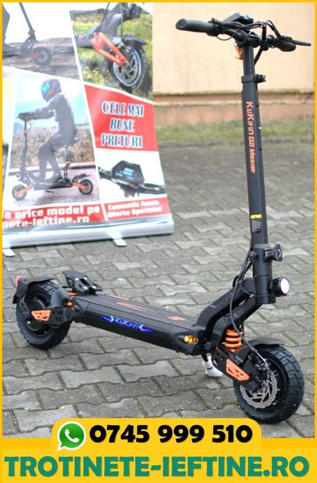Putere Dubla: Trotineta Electrica KuKirin G2 MASTER, 2 Motoare