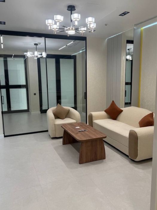 Аренда Офис Nest One Tashkent Sity 2 комнат Вид на парк. мебель тех