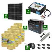 Pachet Gard electric 8,5J putere cu Panou Solar si 9000m de fir 160Kg