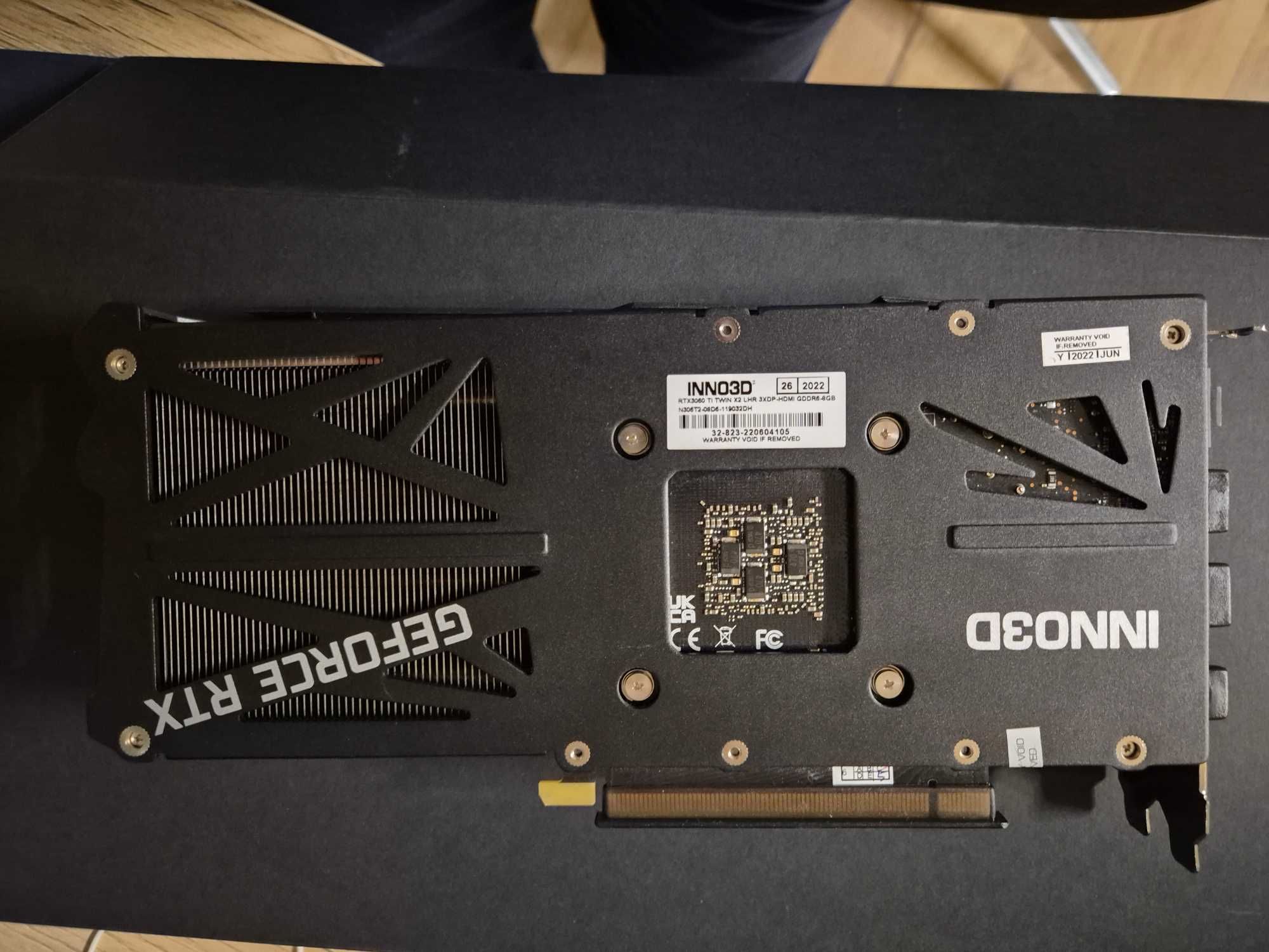 Inno3d RTX 3060 ti twin x2 lhr 8GB