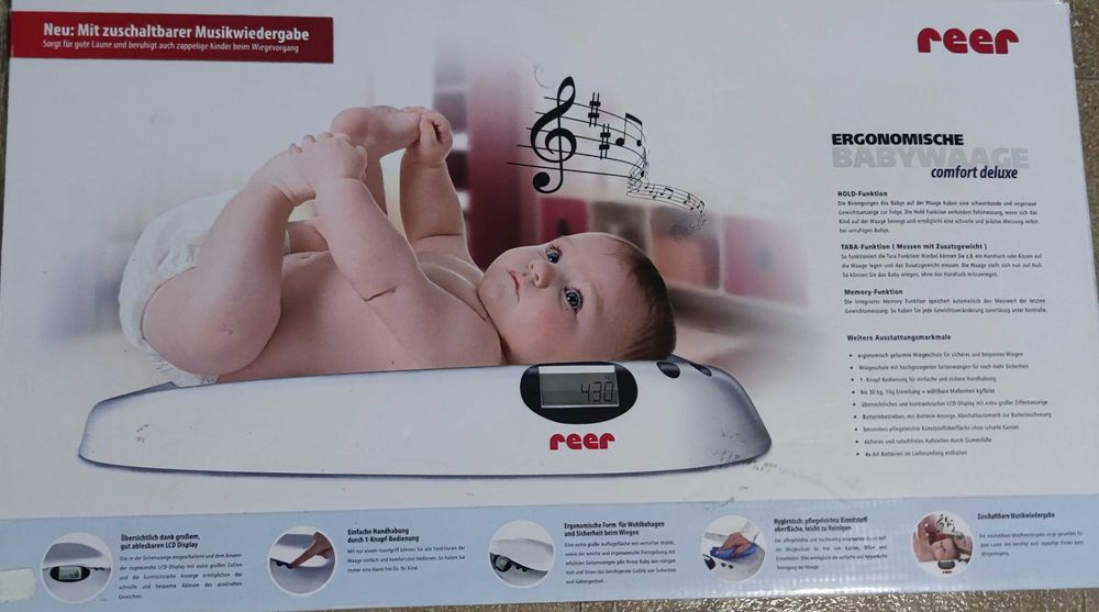 Музикална бебешка везна REER