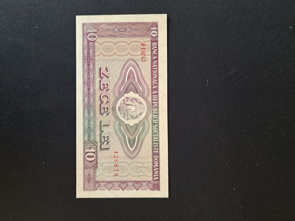 Bancnotă 10 lei 1966 in stare impecabila