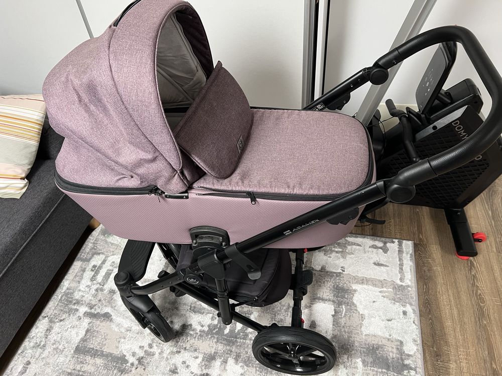 Carucior 4 in 1 Adamex Olivia, cu baza ISOFIX