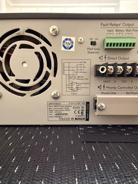 bosch lbb 1938/20 усилвател/стапало