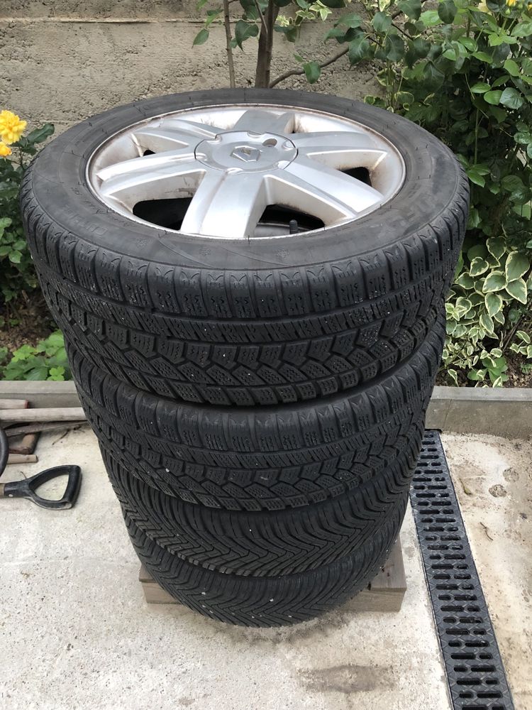 Jante aliaj  cu cauciucuri 205/55/16 Renault