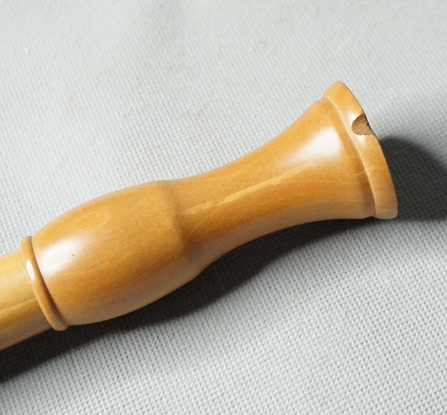 Mollenhauer Стар Немски духов музикален инструмент дървена флейта