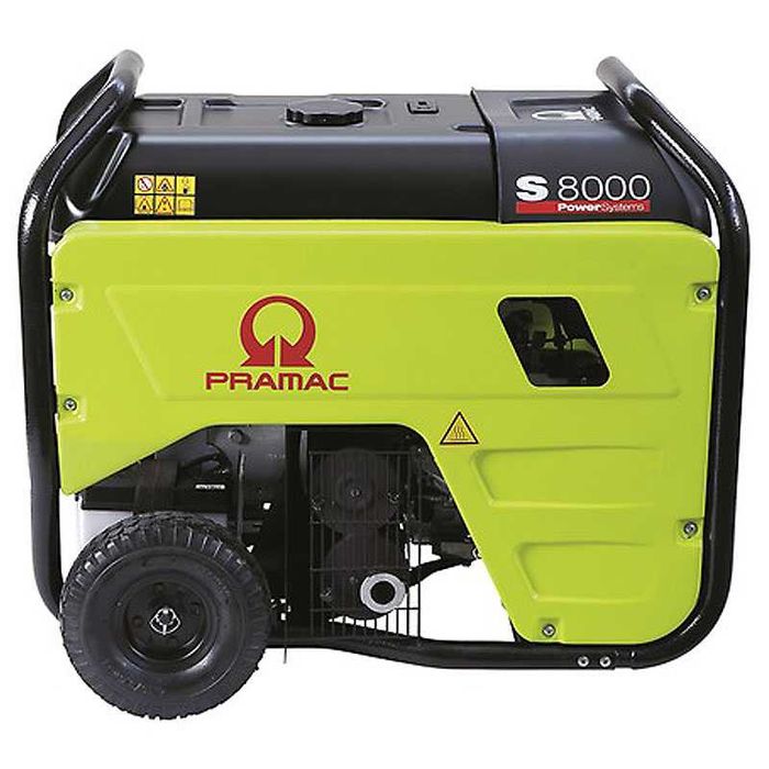 Generator trifazat benzina 6.6kW PRAMAC S8000T + CONN + AVR