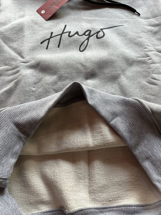 Мъжки,памучен суитчер Hugo BOSS в сиво