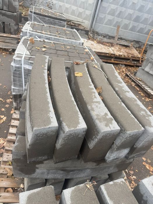 Бардюр дорожные поворотные поребрик от 900тг