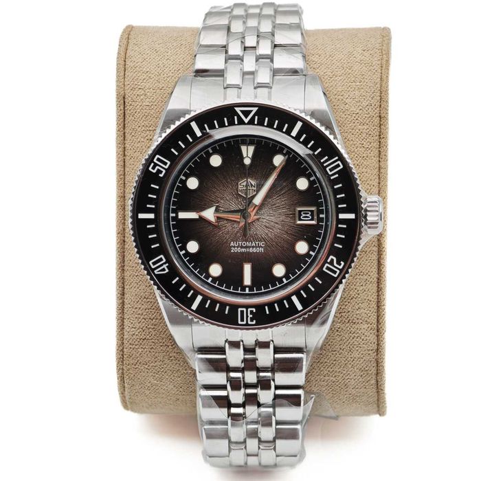 San Martin SN0148 Enamel Sunburst Gray 40mm