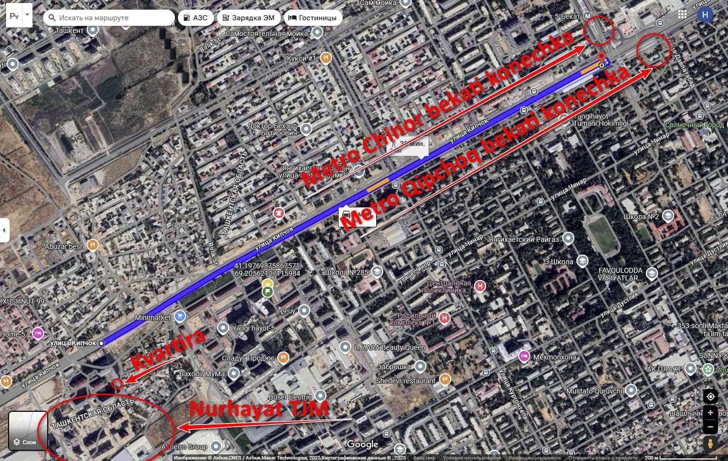 Kvartira sotiladi 2 xonali 44 m2 2024-yilda qurilgan.