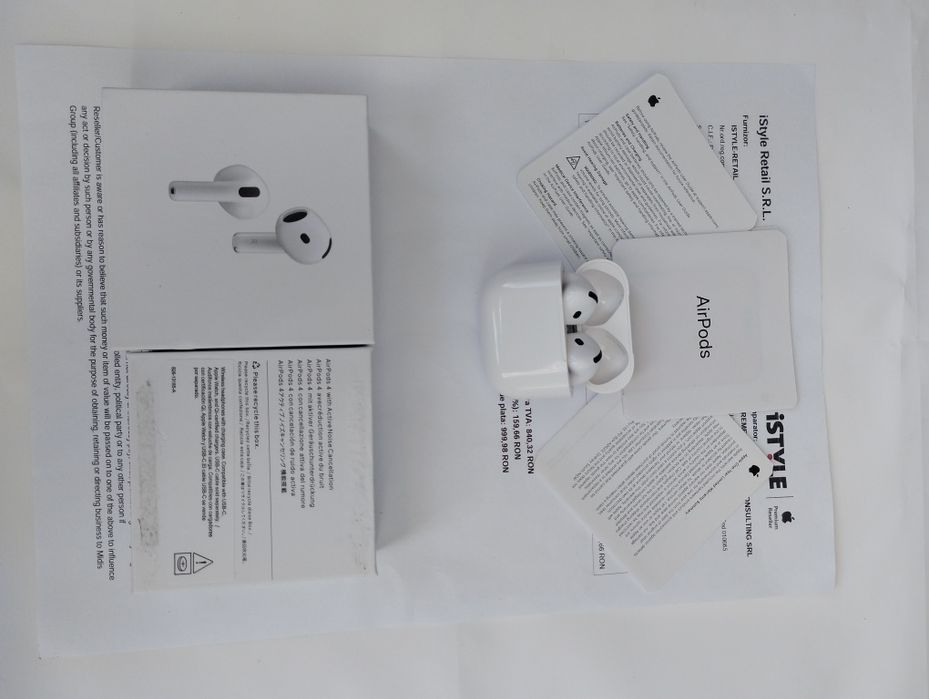 AirPods 4 (ANC) - Noi - Cadoul Ideal - Urgent